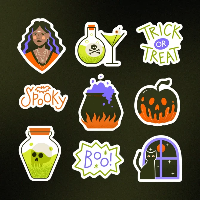 Giphy Halloween: Static Stickers