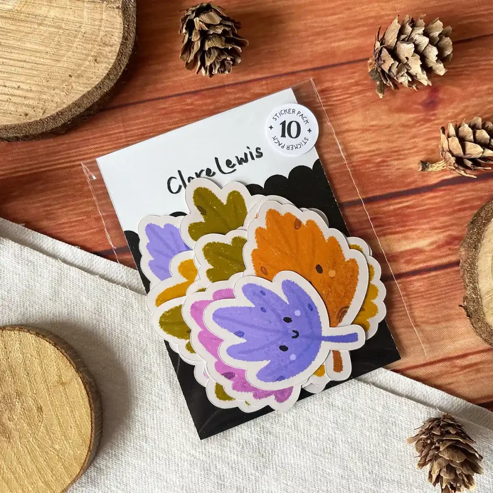 Happy Autumn Leaves sticker pack