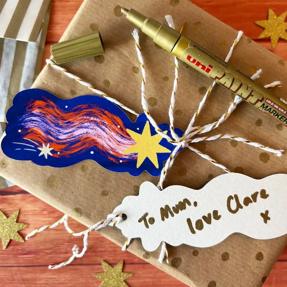 Shooting Star Gift Tags