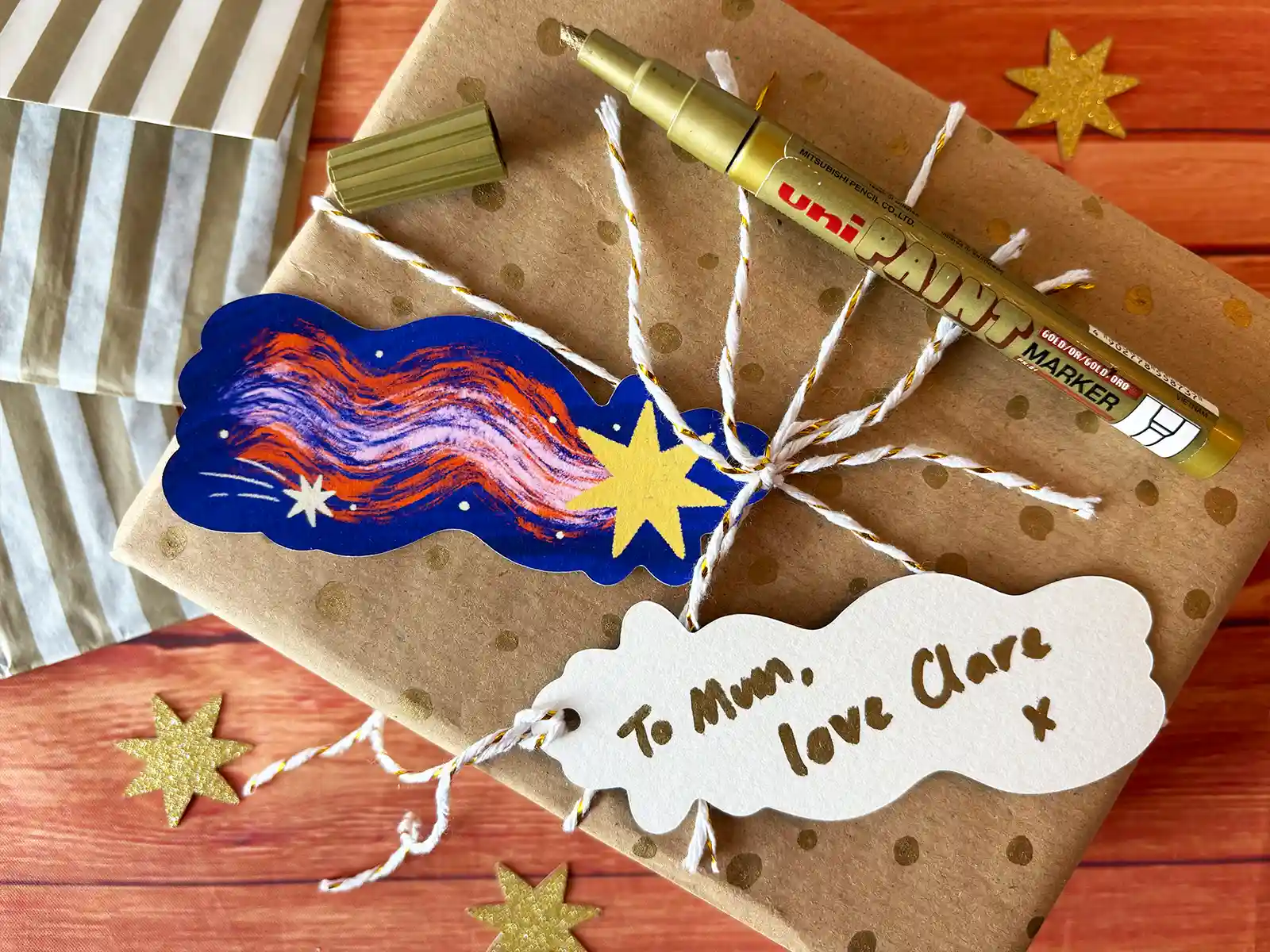 Shooting Star Gift Tags