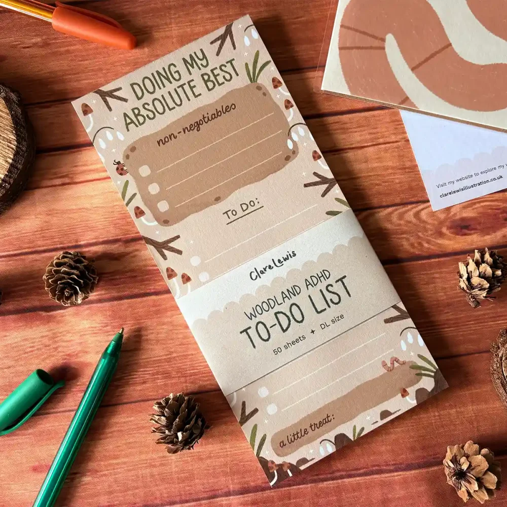 Woodland themed to-do list