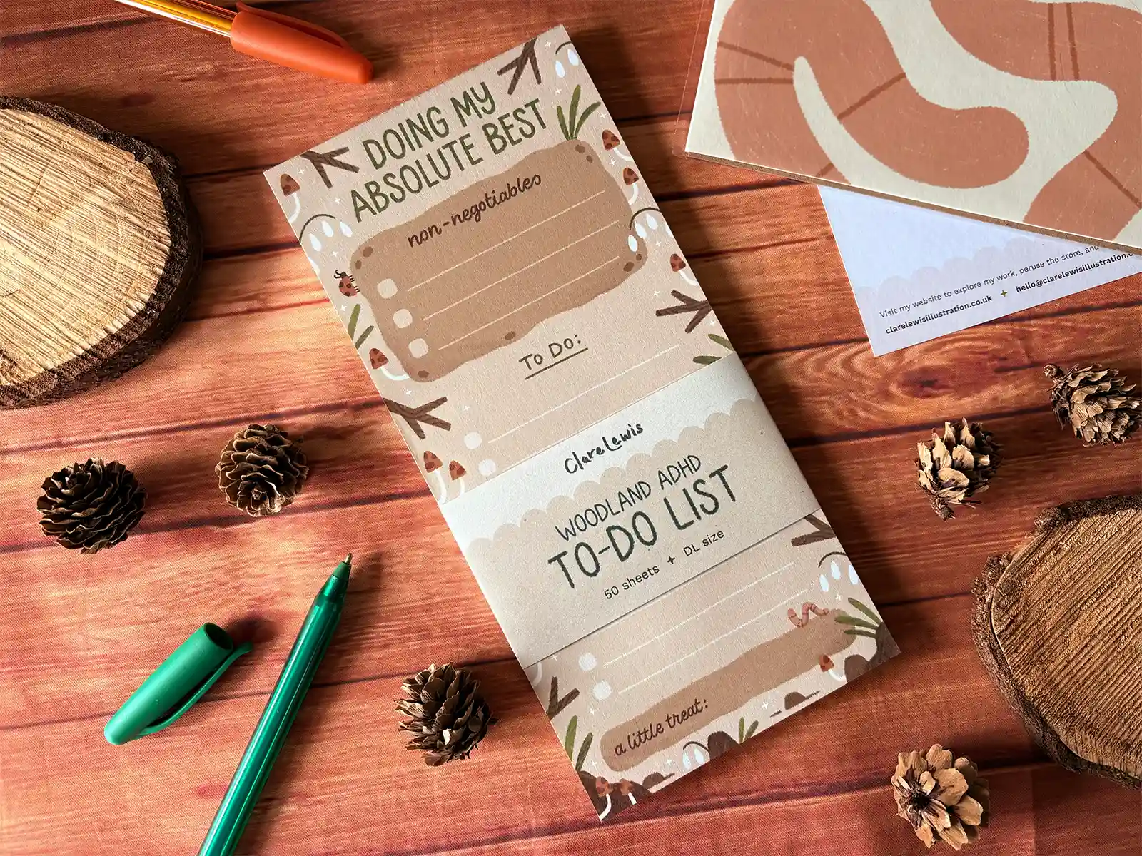 Woodland themed to-do list