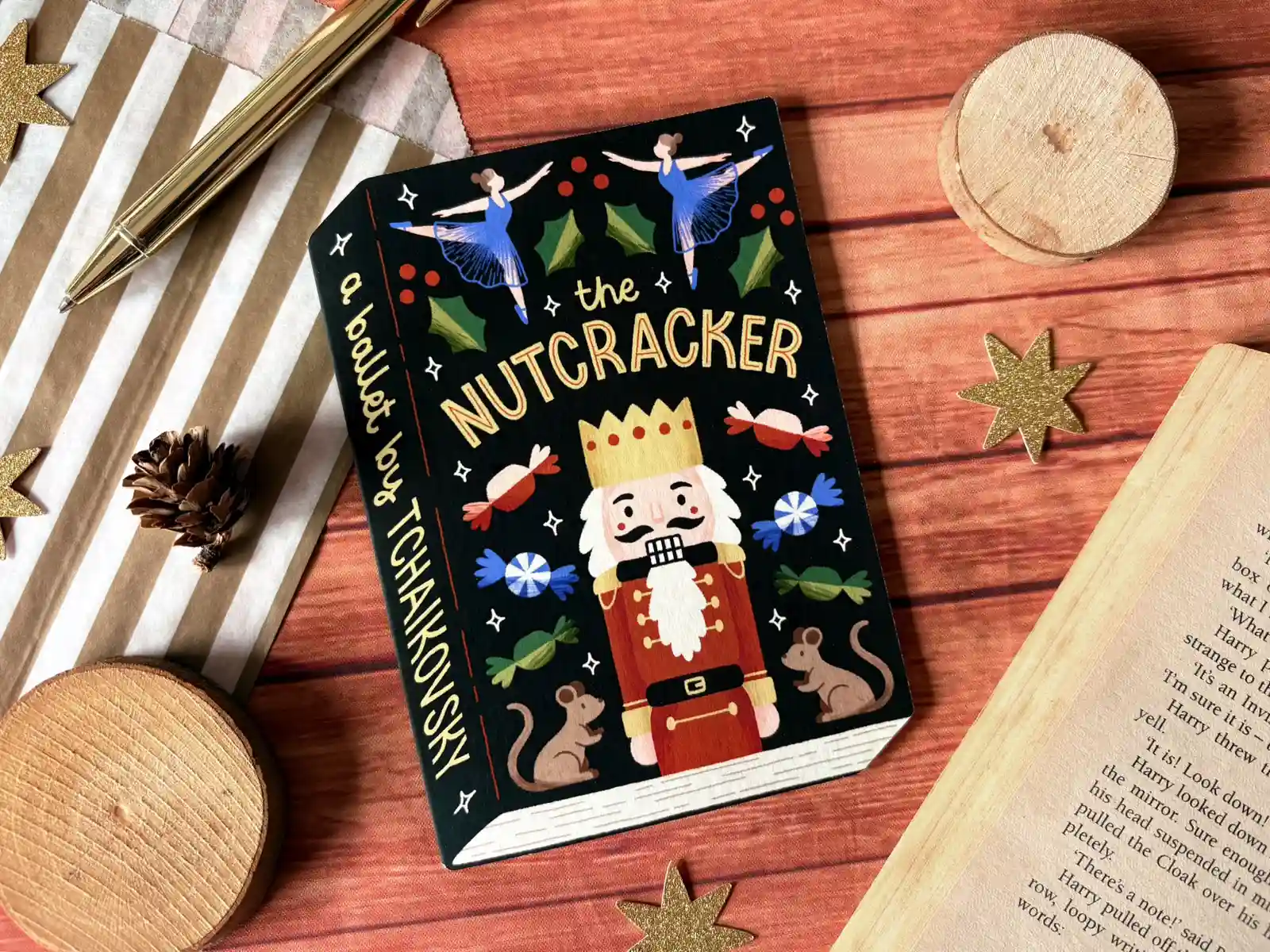 Clare Lewis Christmas 2026 Storybook Card - Nutcracker