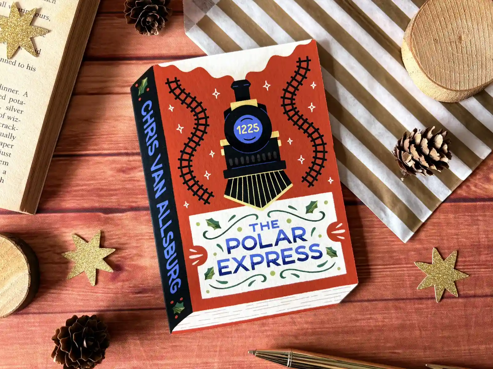 Clare Lewis Christmas 2026 Storybook Card - The Polar Express