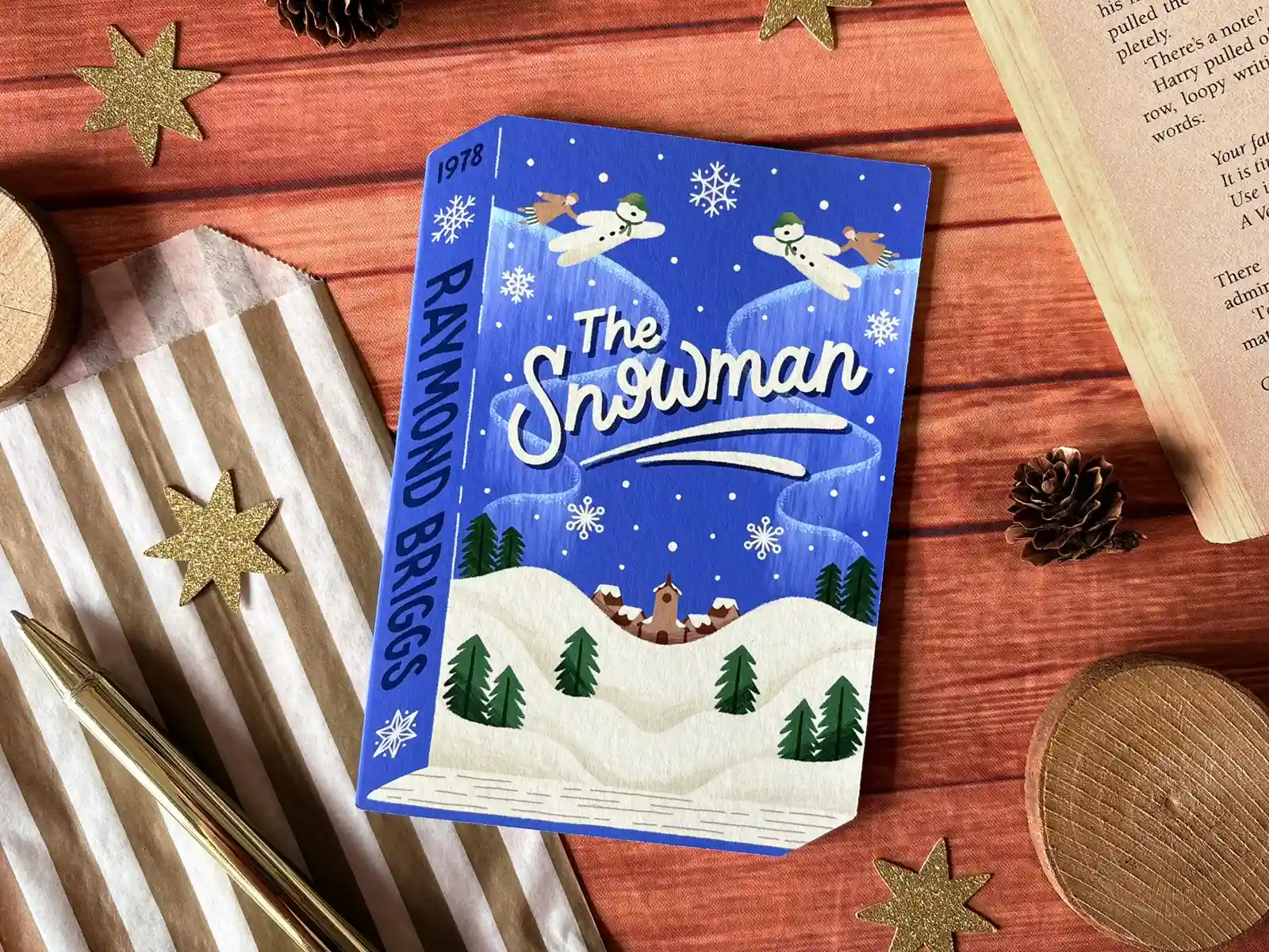 Clare Lewis Christmas 2026 Storybook Card - The Snowman