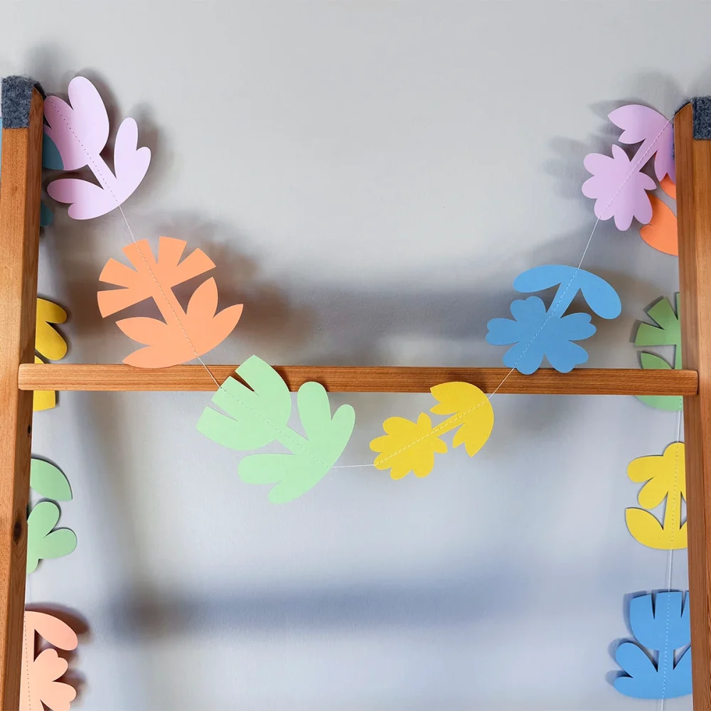 Spring Floral Paper Bunting