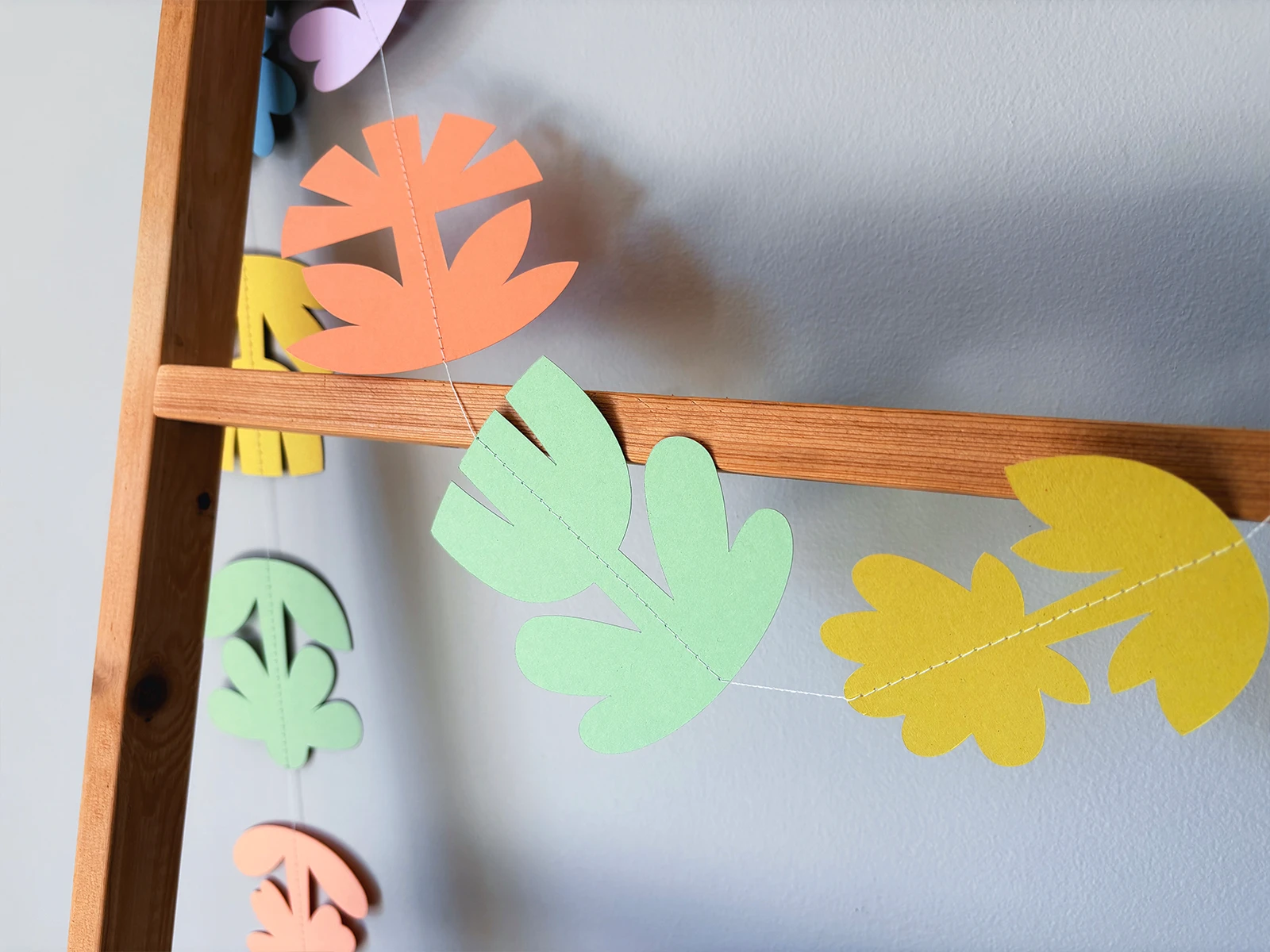 Spring Floral Paper Bunting - Image 3