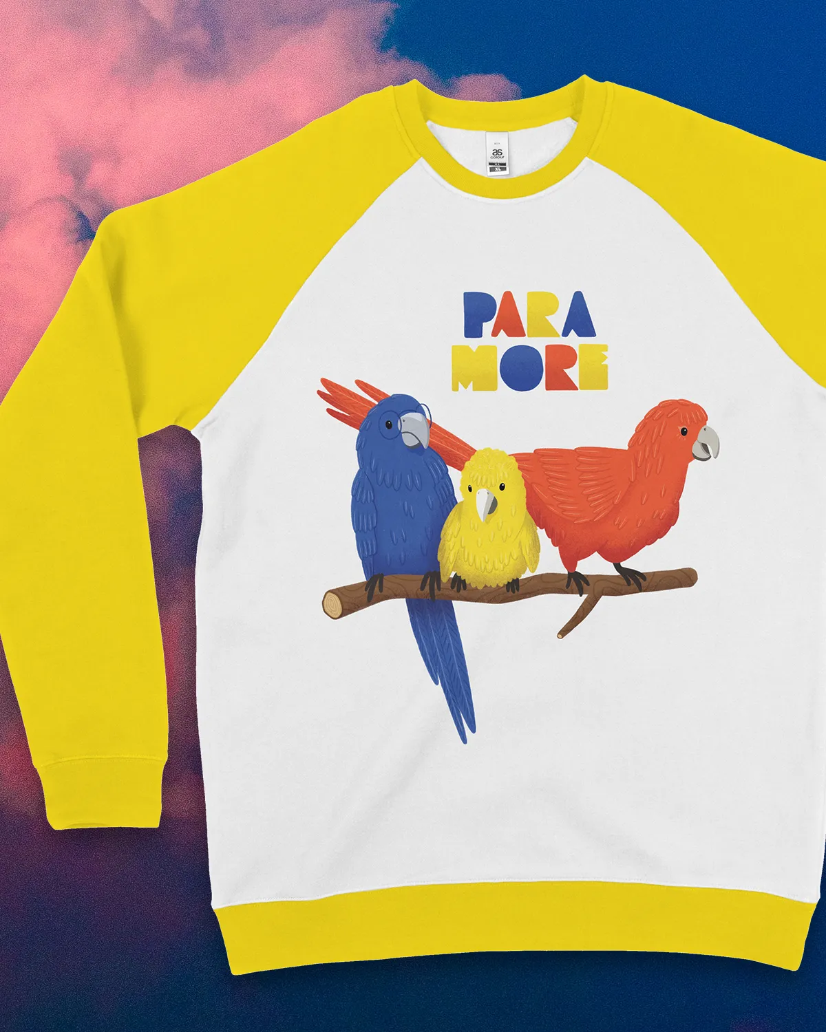 Paramore Impericon: Sweater featuring the parrots design.