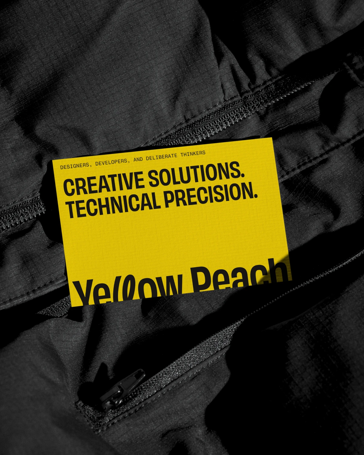 Yellow Peach business card
